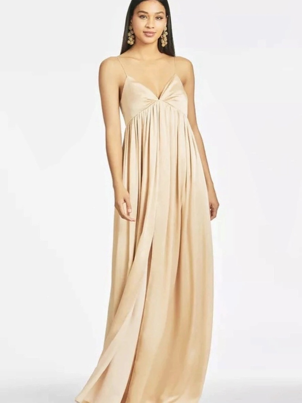 SACHIN & BABI Satin Maxi Dress Size 6 NWT